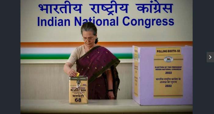 India’s Congress begins vote to elect new party president