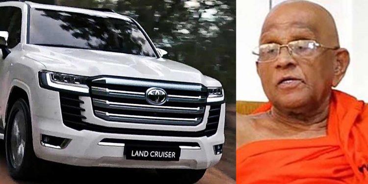 Rev. Muruththettuwe Ananda Thero says a woman stole and sold his V8 jeep without paying him.