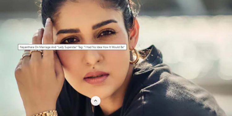 Nayanthara On Marriage And “Lady Superstar” Tag: “I Had No Idea How It Would Be”