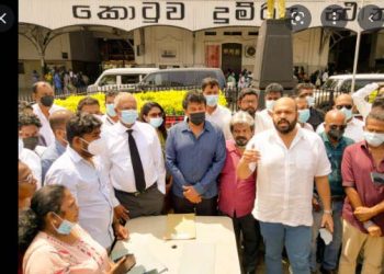 TNA’s anti-PTA petition drive reached Moneragala today..
