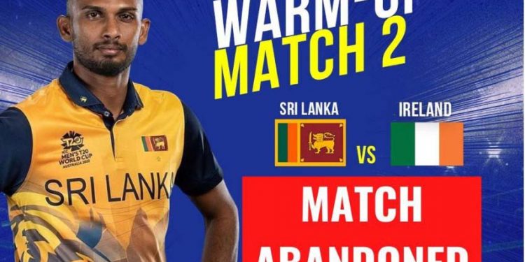 T20 WC warm-up: SL vs Ireland ; Match abandoned