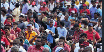 Sri Lankans march against government crackdown on protests