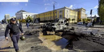 Shock and horror after Russia’s wave of strikes across Ukraine