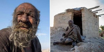 The world’s dirtiest man dies after a bath.