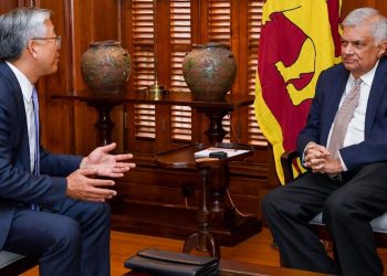 Secretary Lu meets Ranil