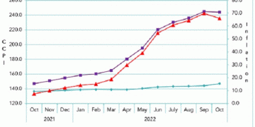 Inflation Drops in October 2022