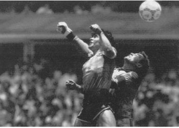 Maradona’s famous ‘Hand of God’ ball to be auctioned off