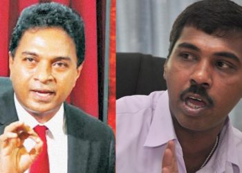 Prasanna Ranaweera attacks Sagara and accuses him of causing all this at Pohottuwa meeting.