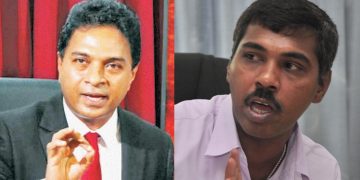 Prasanna Ranaweera attacks Sagara and accuses him of causing all this at Pohottuwa meeting.