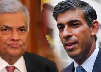 Ranil congratulates the new British Prime Minister!