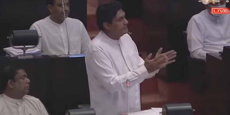 Sajith emphasised the plight of fishermen in Parliament.(VIDEO)