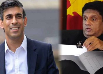 Sajith congratulates Rishi Sunak