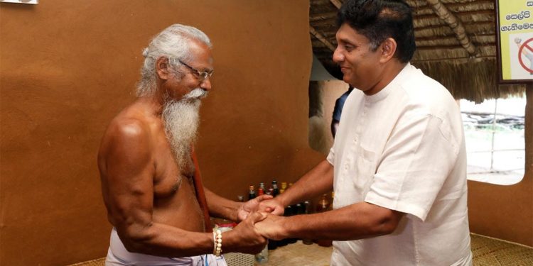 Sajith Premadasa met with the Adivasi Chief in Dabana (VIDEO & PHOTOS).