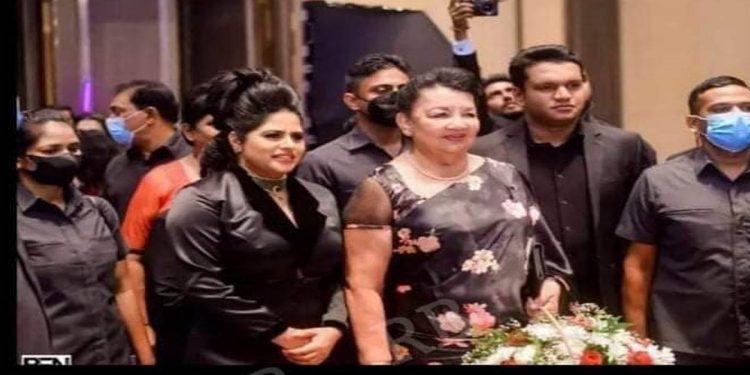 Is there any connection between the Rajapakse family and Thilini Priyamali, who cheated millions?