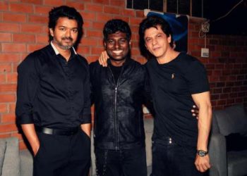 Atlee With His “Pillars” Shah Rukh Khan And Vijay. Need We Say More?