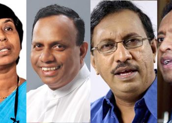 A few moments before Ranil presents the budget, four government members join the opposition alliance with SJB.(EXCLUSIVE)