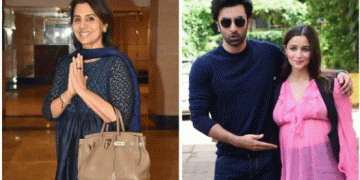 Neetu Kapoor reacts to paparazzi asking who baby girl resembles more- Alia Bhatt or Ranbir Kapoor.