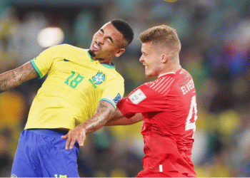 Brazil notches 1-0 victory against Switzerland