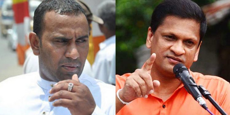 A fight breaks out inside the parliament! Chaminda Wijesiri attempts to strike Lanza! Speaker ejected Chaminda from the House! (VIDEO)
