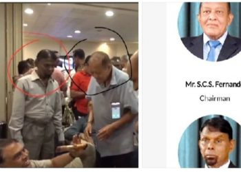 I was in Katunayake. Crowd attracted me! Here’s how the police commission chairman welcomed Basil in Katunayake. (VIDEO)