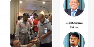 I was in Katunayake. Crowd attracted me! Here’s how the police commission chairman welcomed Basil in Katunayake. (VIDEO)