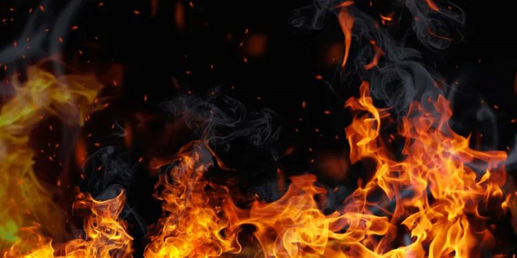 A mob terrorising Ampitiya burned a youngster who scored nine “A”s on the GCE ordinary level exam this year.
