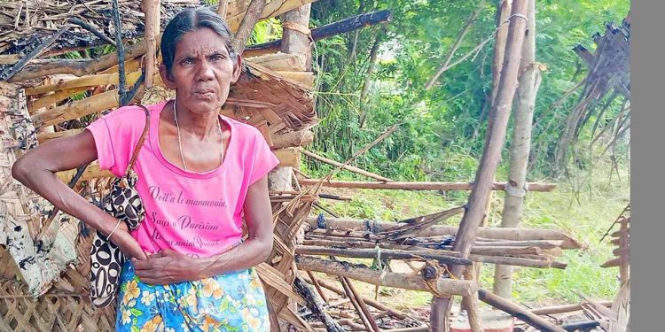 Drug traffickers set fire to Mrs. Lisi Nona’s house after she spoke out against drugs and cannabis!
