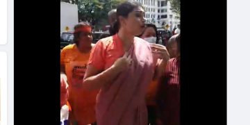 Hirunika, who protested for the rights of women, was arrested! (VIDEO)