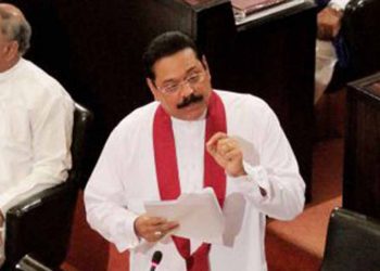 Finally, Mahinda speaks in Parliament! Aplauds Ranil’s budget and blames good governance for the nation’s hefty debt loads.