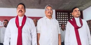 6th Podujana Peramuna Anniversary sans functions only Pirith chanting