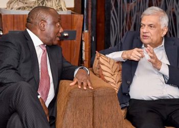 Ramaphosa stopped in Sri Lanka on his way back from the G-20 summit! Ranil had a dialogue! (PHOTOS)