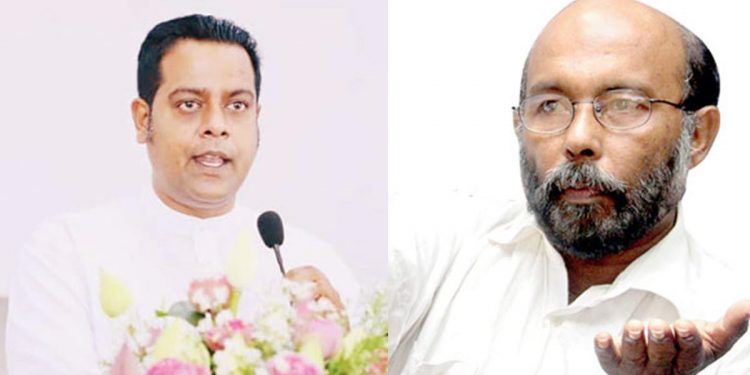Professor Raj Somadeva teaches Sri Lankan history to Minister Sanath Nishantha! Many  have not read a book after leaving school! (VIDEO)