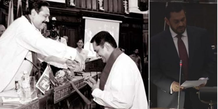 The Rajapakse family feud has resurfaced! Shashindra discards the scarf !