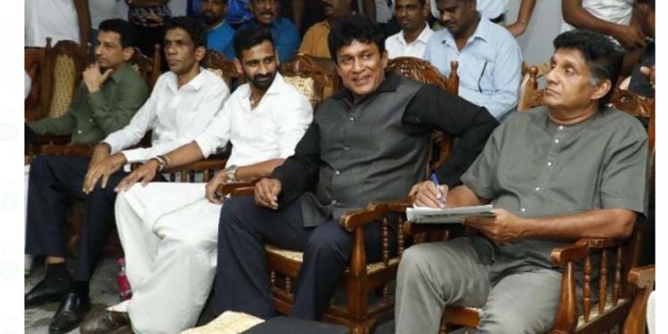 Sajith gathers everyone! Indian High Commissioner onstage! Sajith’s speech onstage reunited Digambaram-Thonda ! (Video & Photos)