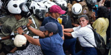 Sri Lanka urged to drop terror charges for 2 protest leaders