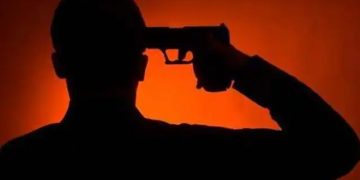 A millionaire businessman killed himself in his office.