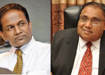 Thilanga, the new UPFA general secretary, and Shan Vijayalal, the new SLPA general secretary