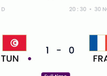 FIFA : Tunisia stuns World Champs France as Group D finalised