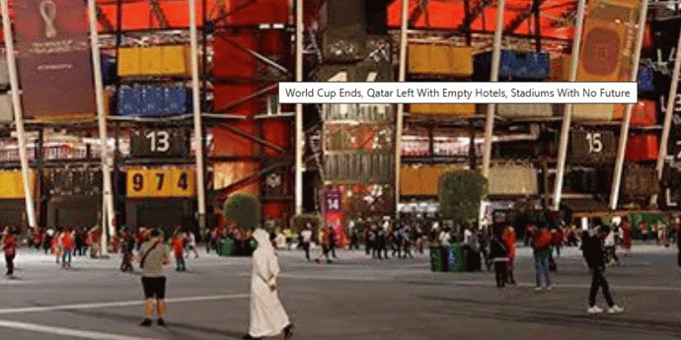 After World Cup, Qatar Has Empty Hotels, Stadiums With No Future