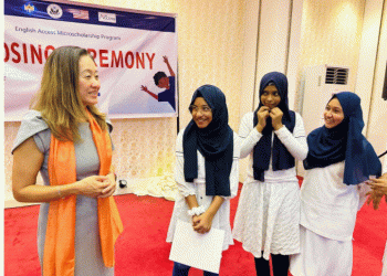 U.S. Ambassador Julie Chung Honors Graduating Students of Embassy-Funded English Language Access Program