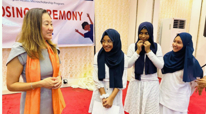 U.S. Ambassador Julie Chung Honors Graduating Students of Embassy-Funded English Language Access Program