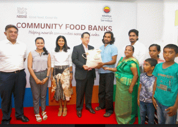 Nestlé Lanka contributes towards Sarvodaya Shramadana Movement’s Community Food Banks