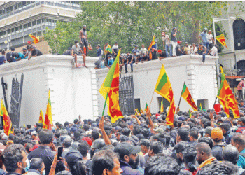 Behind the Lens: The Sri Lanka presidential palace, overrun
