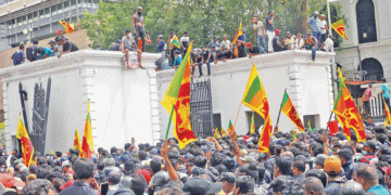 Behind the Lens: The Sri Lanka presidential palace, overrun