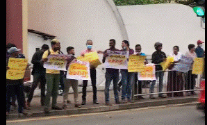 Strong message from protesters