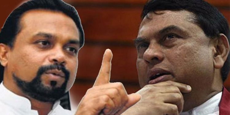 Basil’s message is met with a severe response from Wimal fraction GL- Dullas fraction quiet!