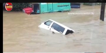 The rain annihilates  Akurana! Water up to the houses’ roofs! Rainwater sweeps away vehicles! (VIDEO)