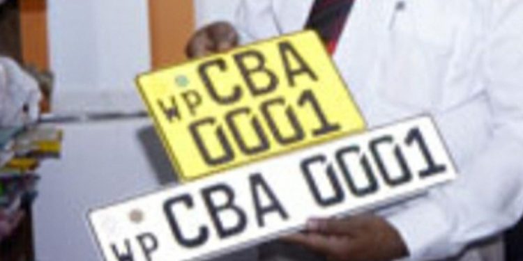 Provincial letters will be eliminated from vehicle number plates.