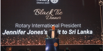 President welcomes Rotary’s first female president during her official visit to Sri Lanka.