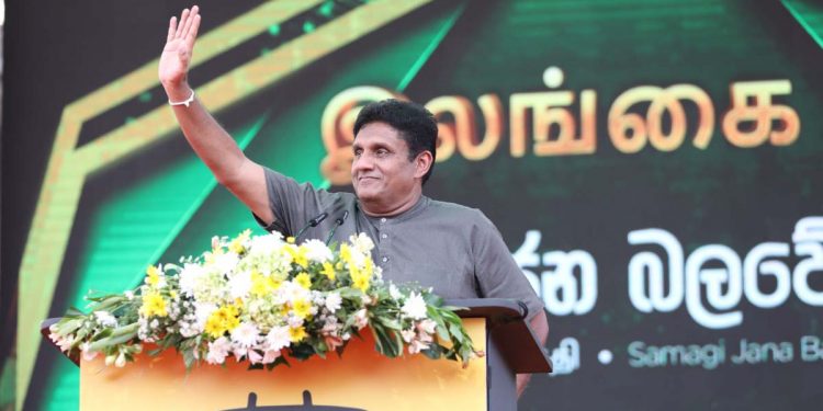 Do not sit in the mansions and devise strategies to defeat SJB. confront the people and evaluate your mandate. Sajith contests the Government (VIDEO & PHOTOS)